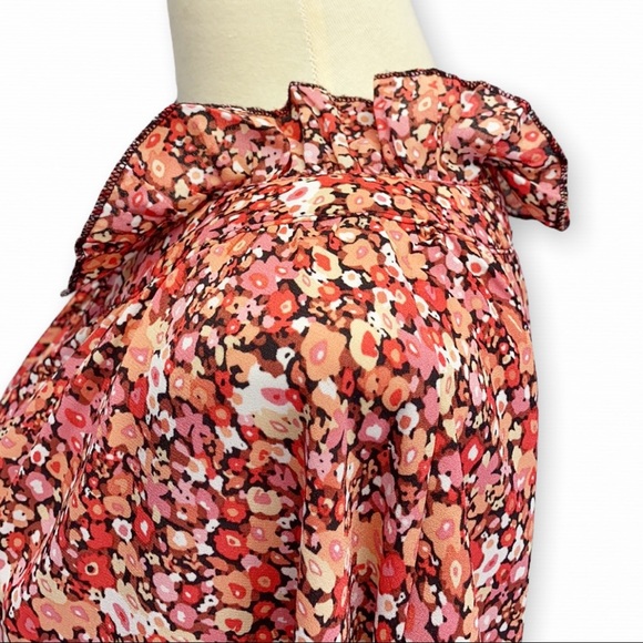 ANTHROPOLOGIE O.P.T Floral Peasant Maxi Dress NWT - Picture 5 of 12